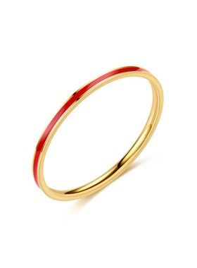 Ultra Thin 1mm Titanium Steel Oil Drop Ring Womens Popular V