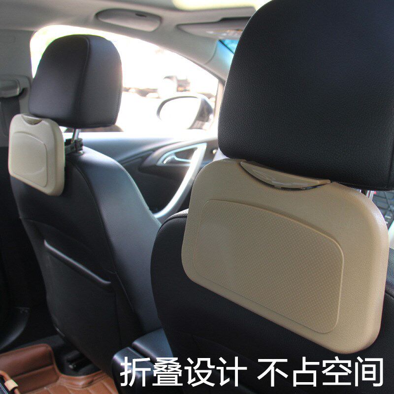 Multifunctional Foldable Car Dining Table Backseat Tray Drin - 图2