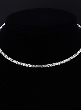European Fashion Versatile Luxurious Diamondfilled Necklaces