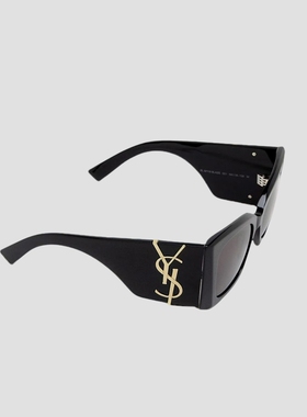 YSL/圣罗兰女款大框高级感墨镜显脸小宽腿网红太阳镜亚洲版M119F