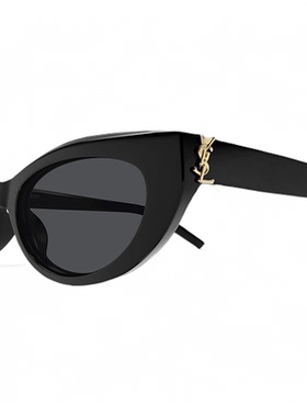 YSL/圣罗兰墨镜女经典复古黑色板材猫眼潮款太阳眼镜男士SLM115