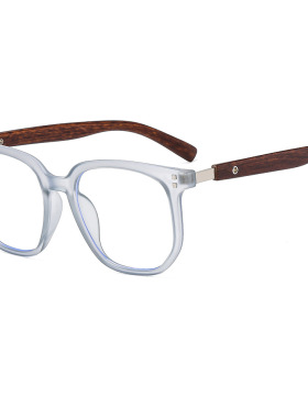 英国chrry koop仿木多边形眼镜框眼镜男黑框镜架女潮可配防蓝光