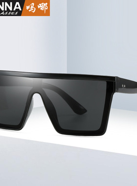 英国chrry koop速卖时尚太阳镜亮黑色时尚潮流墨镜男女海洋片