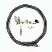 Electric drill impact drill dredging sewer solid steel wire whipping hotel property dredging tool grease tree root dredge