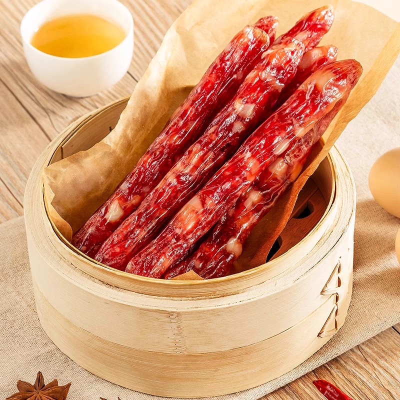 广州酒家特级切肉腊肠金典腊肠广式香肠腊味节日送礼年货广东特产