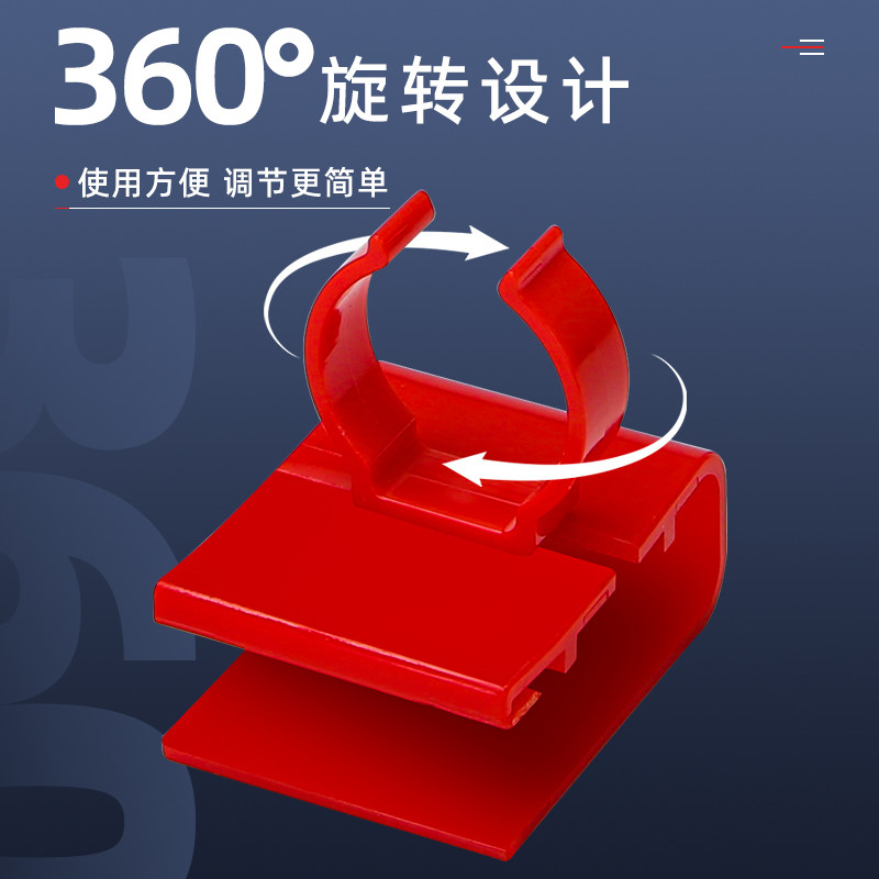 沃韦朗鱼缸灯管万向夹360度旋转T5T8支架水族箱LED灯架可调节夹子,淘宝优惠券,粉丝福利购,淘宝优惠卷