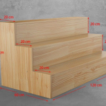 Stock Step Stepped Up Order Fresh plate Terraces Terra Terraces stand Represented Shelf Courtesy Cabinet Dresdens Makeup Floral Ladder-shaped Footwear Shape