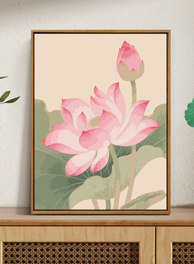 牡丹花diy数字油画装饰画