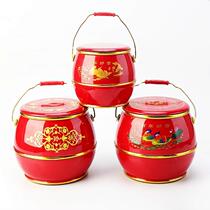 Wedding Chronicle early birth Guizi Wedding Celebration toilet Womens side accompanied by dowry Children and children Imitation Wood Raw Treasure Barrels Wedding house hawks