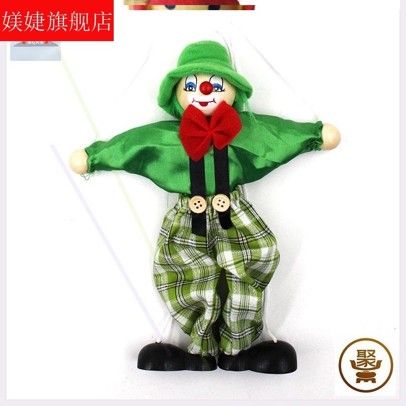 提线木偶人偶拉线傀儡玩具手工制作木偶人娃娃戏剧表演传统娃娃 - 图1