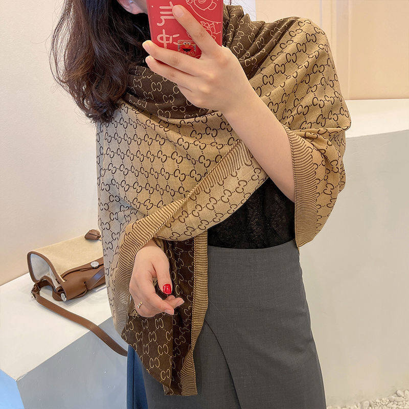 棉麻围巾女秋冬新款保暖外穿高级感长款两用披肩韩版百搭丝巾柔肤,淘宝优惠券,粉丝福利购,淘宝优惠卷