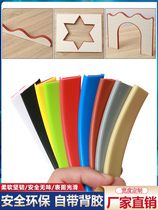 Sealing Side Strips Self-Adhesive U Wood Board Material Wrapping Furniture Cabinet Closeout Wardrobe Subdoor Table And Chairs Collection Edge Buttoning Strips