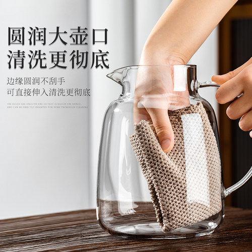 玻璃耐高温煮茶壶家用高硼硅可明火烧水泡花茶养生专用大容量单壶 - 图3