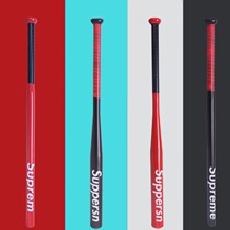 Baseball Bat On-board Anti-Body Baseball Bat Iron Rods Domestic Riot Matt Black Alloy Steel Percussion Baseball Bat Rod