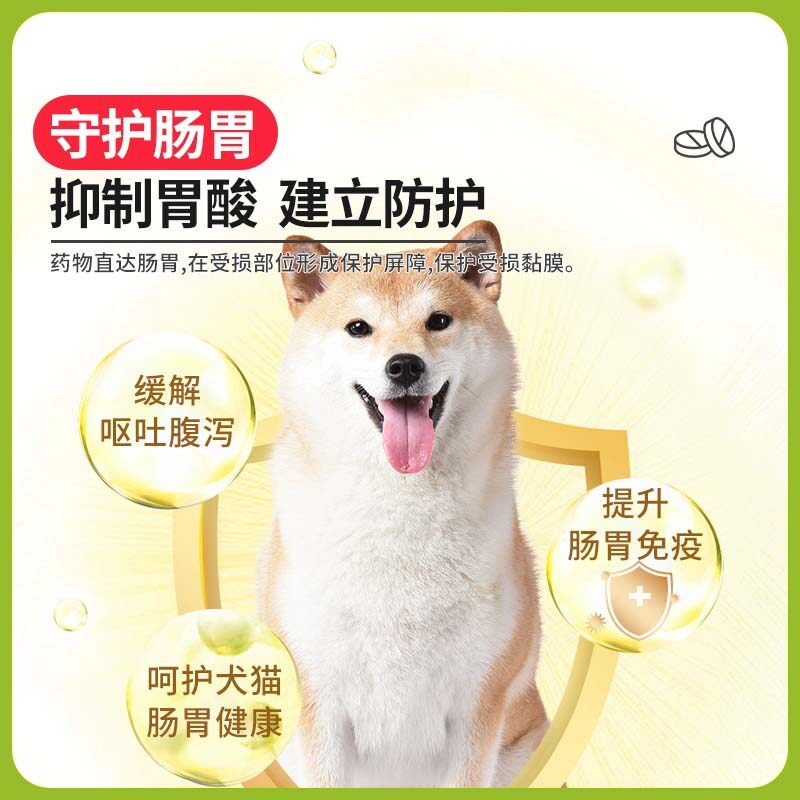狗狗西咪替丁片止吐药宠物猫咪吐黄水呕吐白沫肠胃炎药普护胃西丁