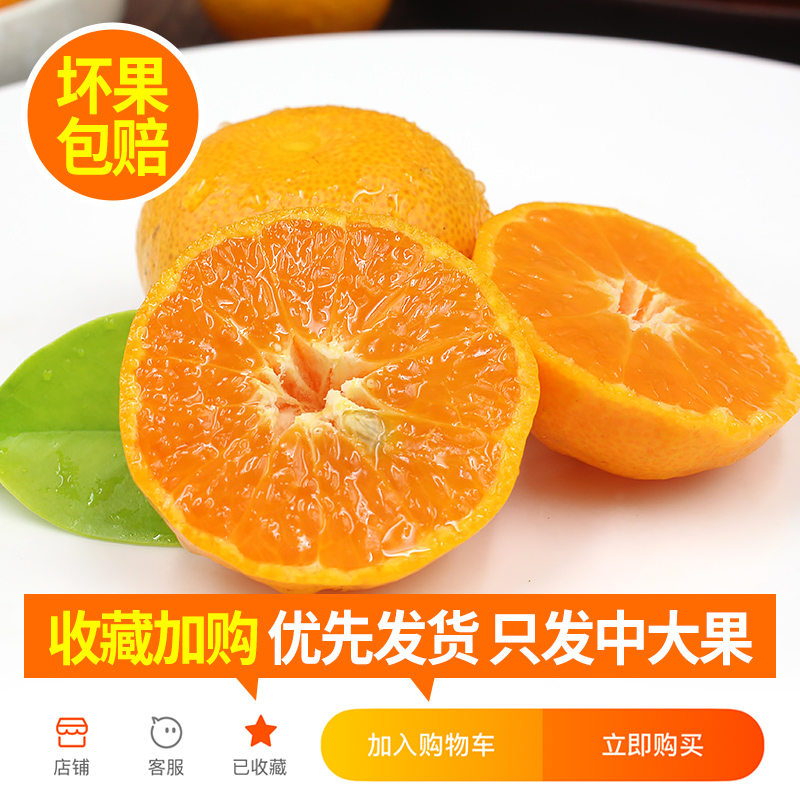 正宗广西砂糖橘5-9斤装新鲜水果当季超甜橘子精品无籽小沙糖桔子