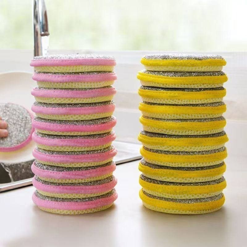 元宝巾海绵擦厨房不沾油刷锅神器家用洗碗布双面元宝巾海绵块特厚,淘宝优惠券,粉丝福利购,淘宝优惠卷