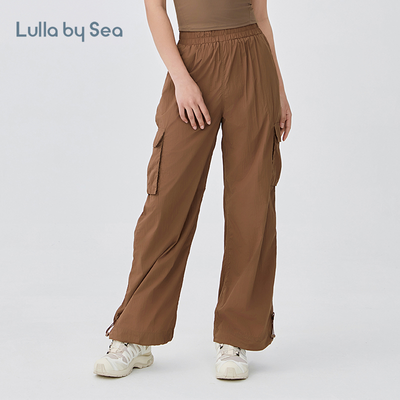 Lulla by Sea | al-fresco工装裤原纱防晒轻盈透气直筒束脚休闲裤