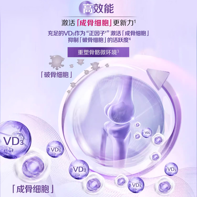美国钙尔奇进口钙片维生素d碳酸钙150粒迷你紫中老年补钙镁锌正品