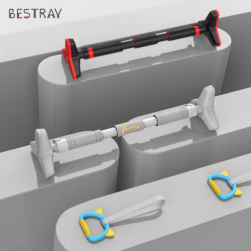 百斯锐单杠室内家用引体向上器杆免打孔门上墙家庭儿童单缸吊杠门-图2