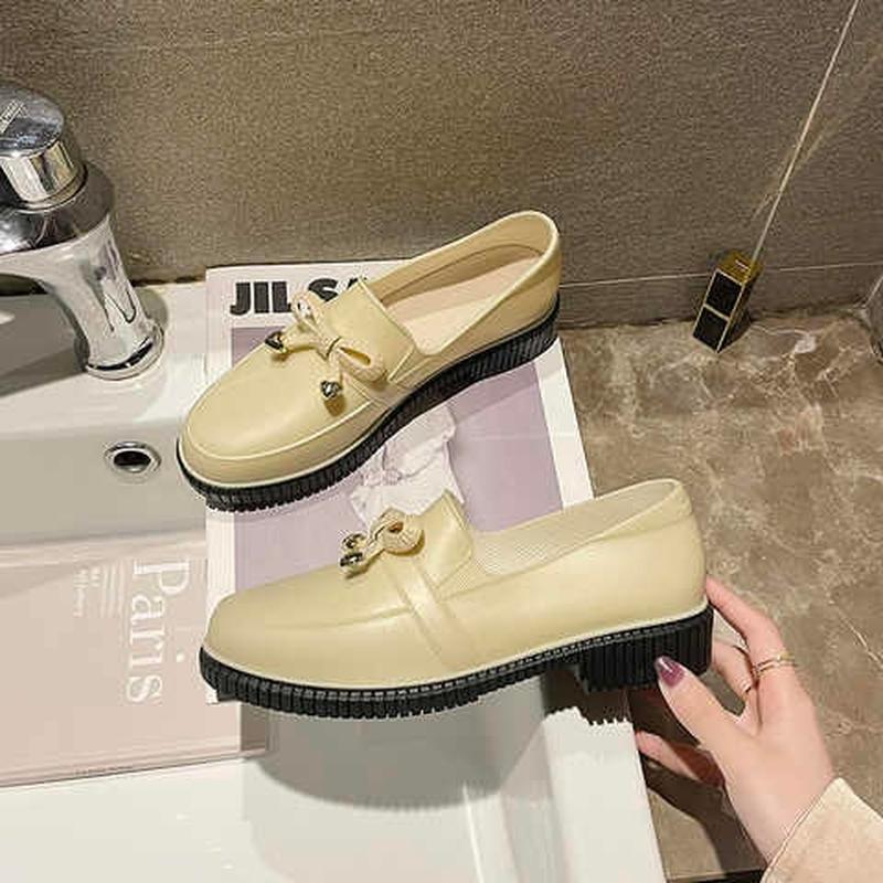 浅口雨鞋女短筒夏季低帮雨靴韩国防滑套鞋厨房水鞋时尚款外穿胶鞋 - 图0