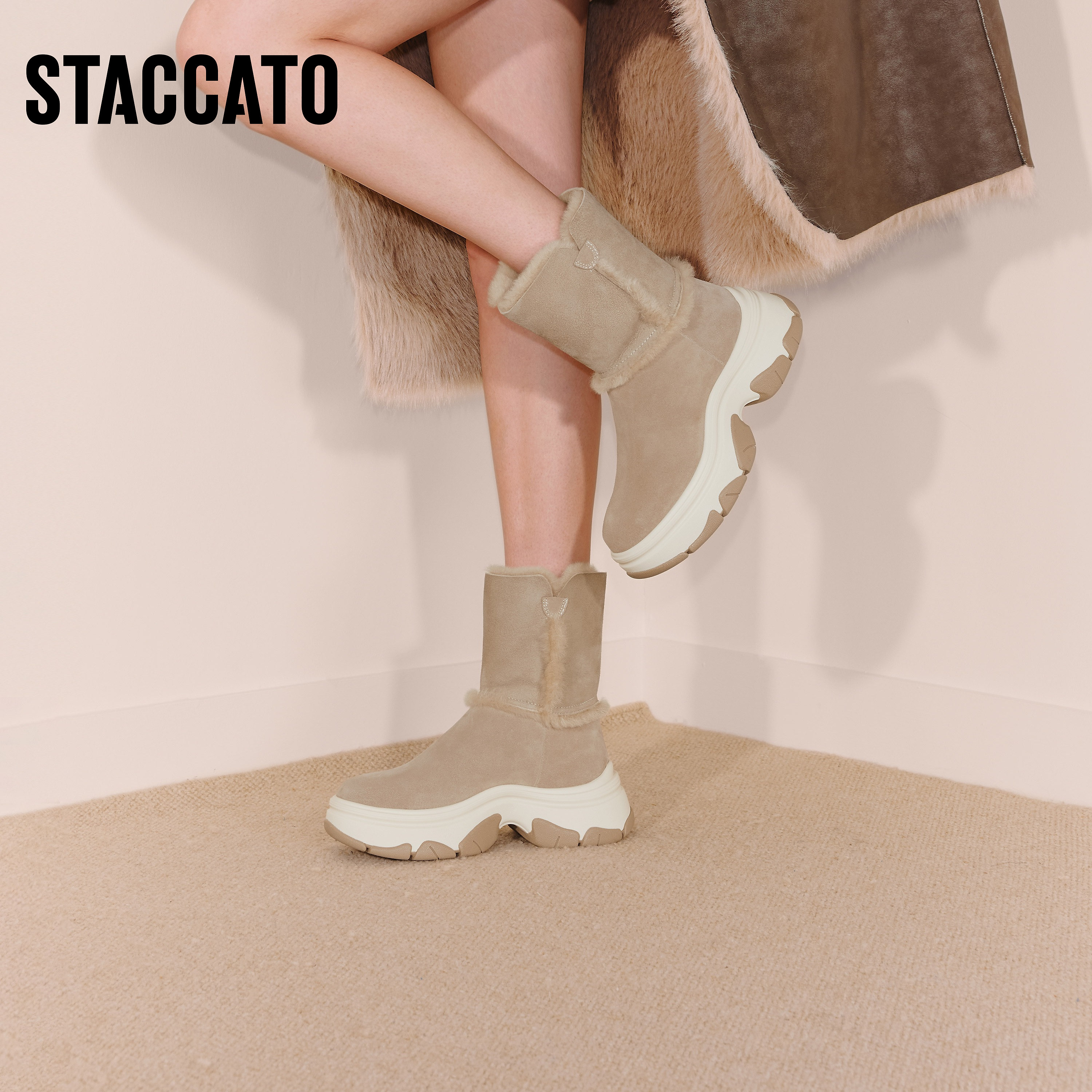 思加图冬季复古雪地靴中靴厚底增高保暖时装靴女靴Y1116DZ5,淘宝优惠券,粉丝福利购,淘宝优惠卷