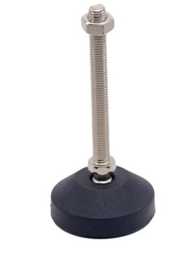 D50xM8x50mm Nylon fixed foot cup aluminum profile hoof joint