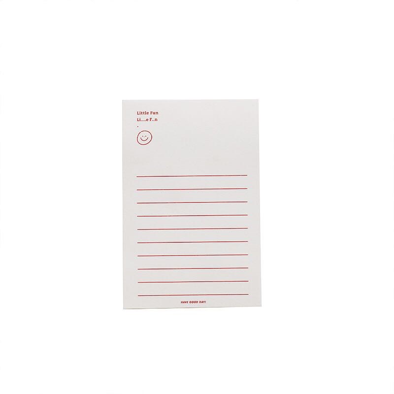 JIANW 30 Sheets North Island Holiday Series Memo Pad WordBoo - 图3