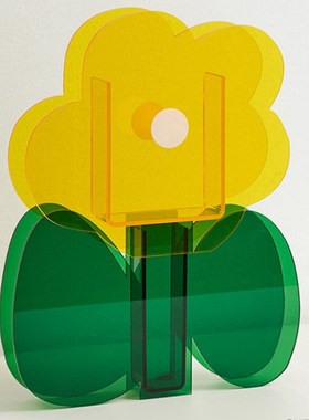 Acrylic Vase Make-Up Brush/Pen Holder Elegant Modern Contemp