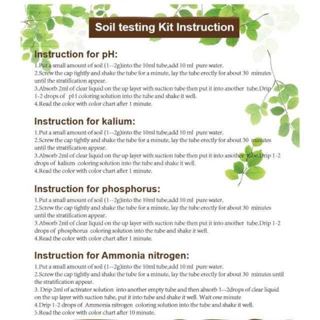 Soil PH Test Solution Phosphorus N1 Nitrate P1 Potassium K1 - 图2