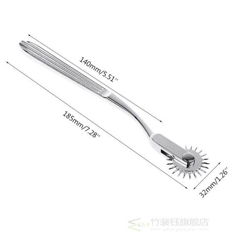 Diagnostic Reflex Hammer Pin Wheel BDSM Gear Roller Rolling - 图0