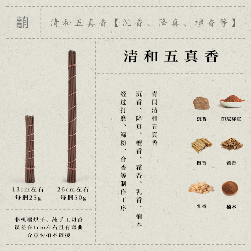 青闫.清心草木香 合香线香薰清新植物香薄荷柠檬丁香木质净化空气 - 图2
