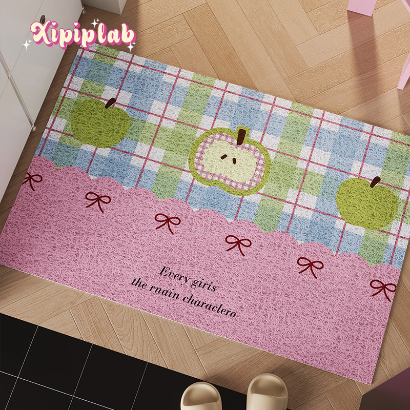 xipiplab美拉德家用进门耐脏脚垫子日韩少女风丝圈可裁剪地垫门垫,淘宝优惠券,粉丝福利购,淘宝优惠卷