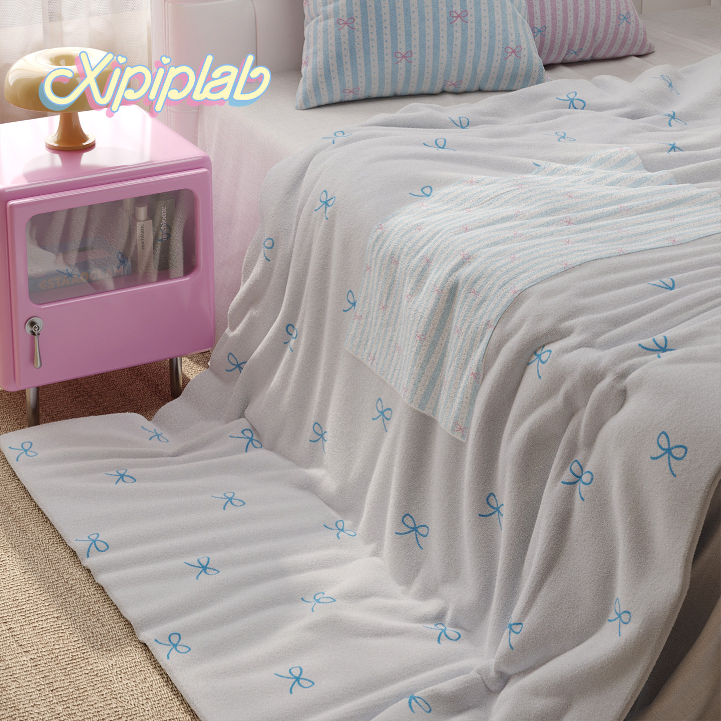 xipiplab抱枕毯子二合一午睡两用被子靠垫办公室折叠毯车载靠枕毯,淘宝优惠券,粉丝福利购,淘宝优惠卷