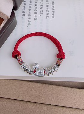 立大福足银璎珞锁天子门