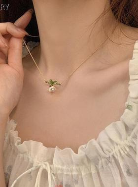 ISYIA精致铃兰花项链女夏
