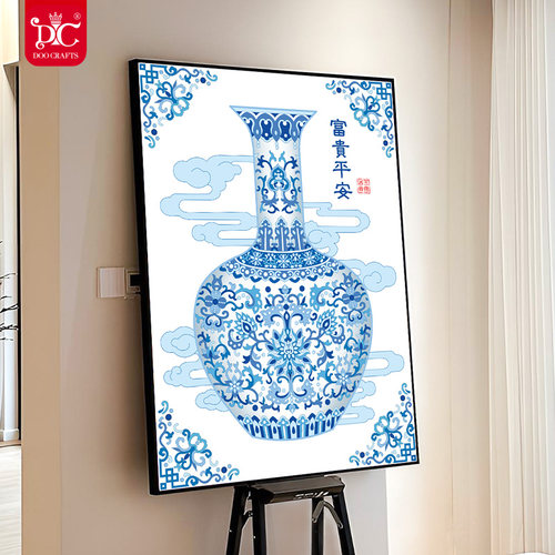 蒂彩DC钻石画2025年新款大尺寸客厅玄关装饰画手工diy5d十字绣 - 图0
