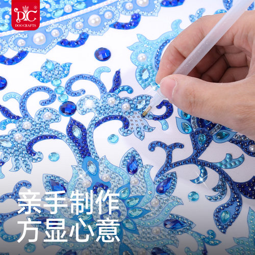 蒂彩DC钻石画2025年新款大尺寸客厅玄关装饰画手工diy5d十字绣 - 图2