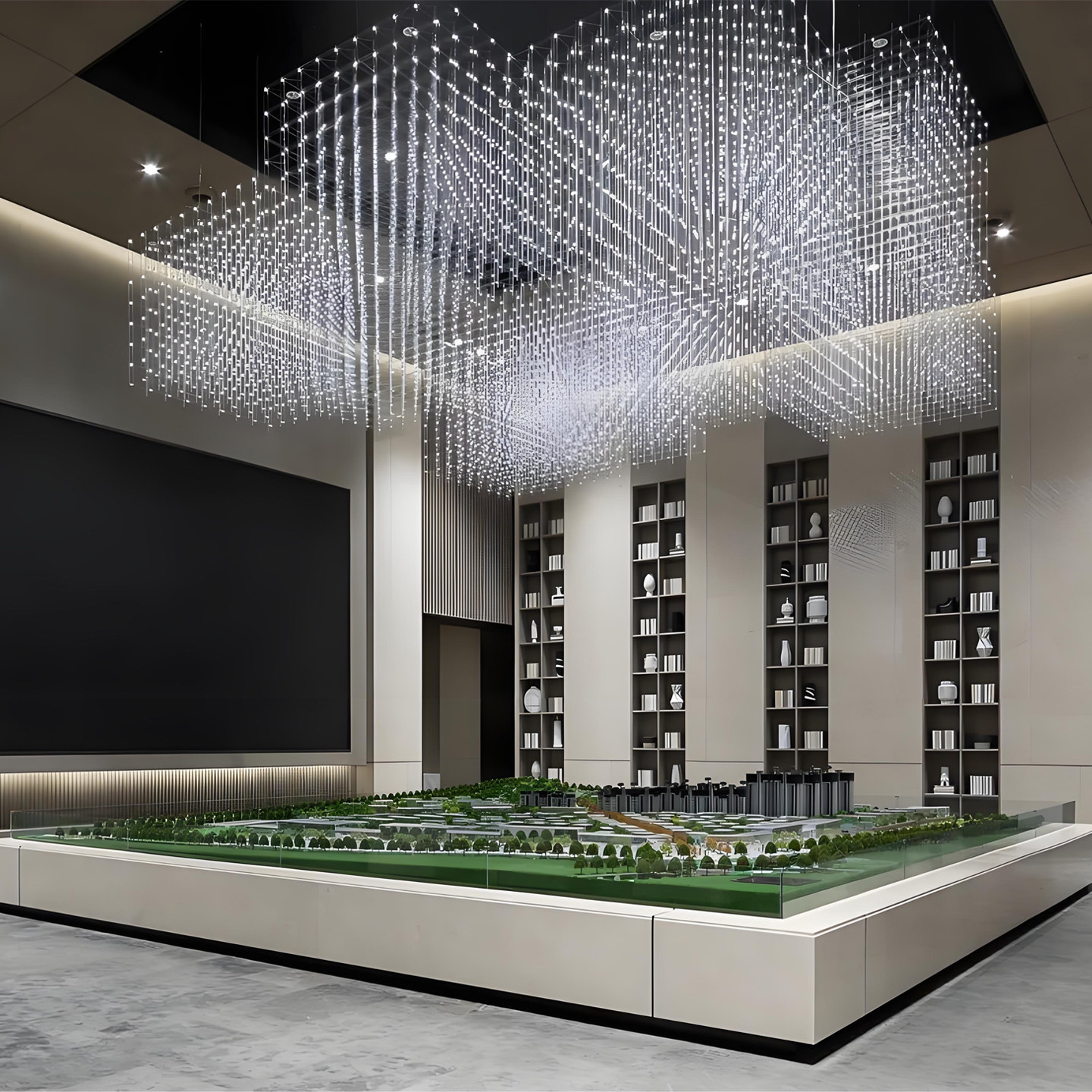 定制售楼部沙盘光立方吊灯酒店大堂满天星装饰灯饰宴会厅工程灯具,淘宝优惠券,粉丝福利购,淘宝优惠卷