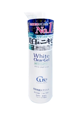 保税区 日本本土Cure去角质啫喱脸部凝胶面部温和清洁毛孔亮白