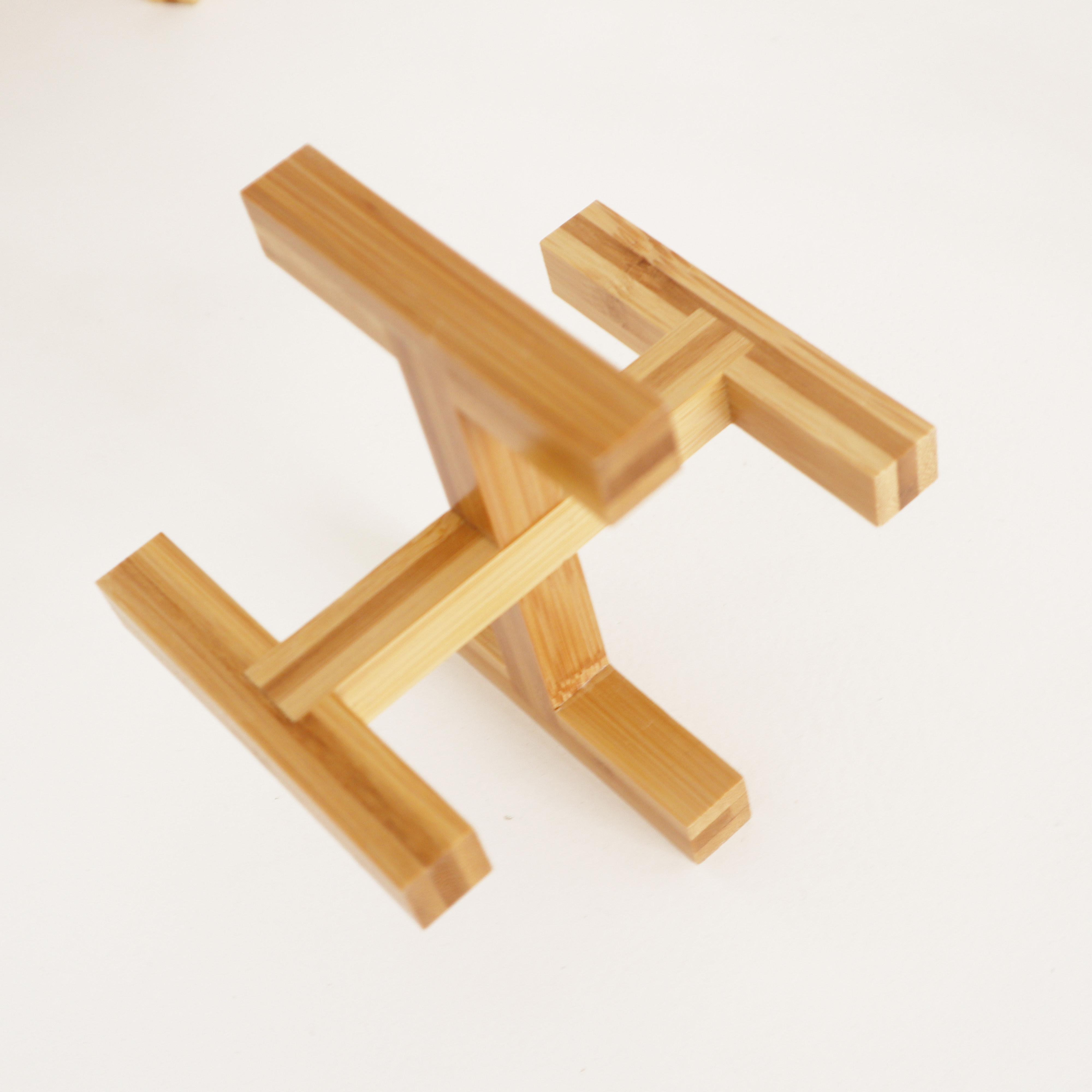 十字形竹木花架陶瓷花盆托架拼装园艺花园阳台绿植桌面落地室内外,淘宝优惠券,粉丝福利购,淘宝优惠卷