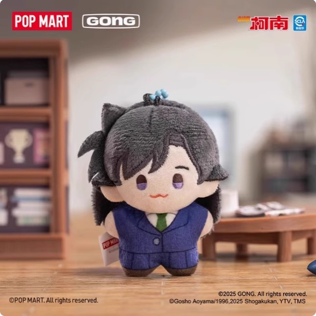 POPMART泡泡玛特共鸣名侦探柯南5cm口袋毛绒系列盲盒玩偶挂件可爱 - 图3