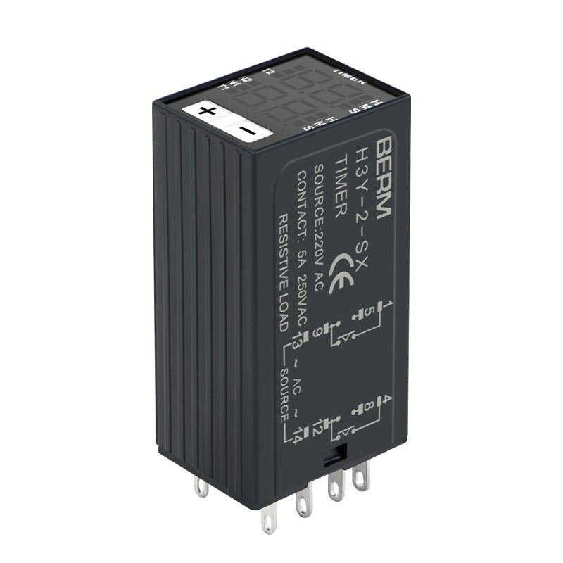 时间继电器H3Y-2延时继电器H3Y-4小型循环数显时间控制器24V 220V,淘宝优惠券,粉丝福利购,淘宝优惠卷