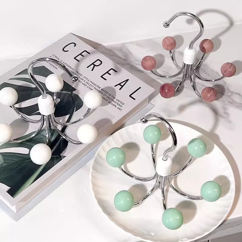 360°可旋转衣柜挂钩家用简约多功能收纳神器寝室日用六爪挂钩,淘宝优惠券,粉丝福利购,淘宝优惠卷