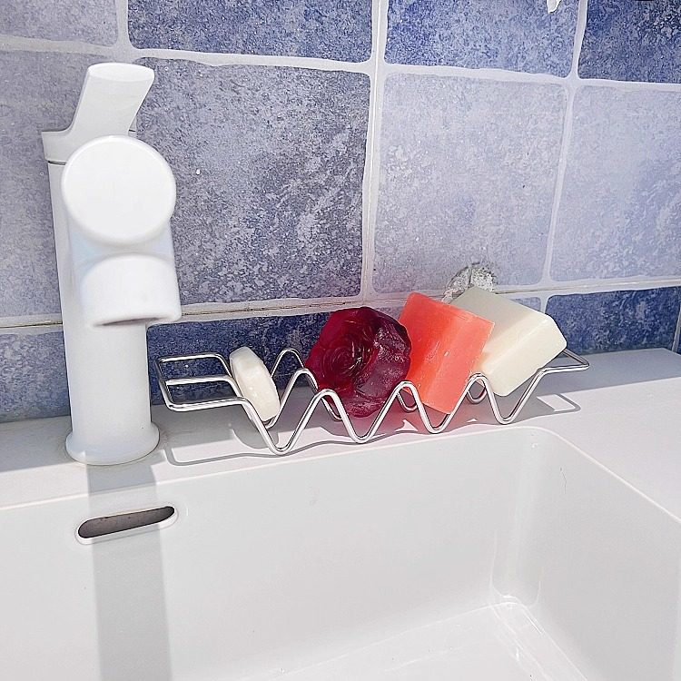 不锈钢肥皂置物架沥水架香皂碟收纳架卫生间浴室洗手台简约风创意,淘宝优惠券,粉丝福利购,淘宝优惠卷