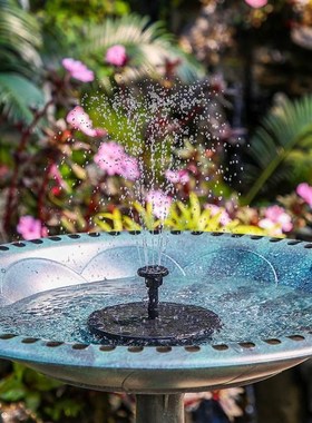 3W Solar Fountain Pump Solar Powered Outdoor Bird Fountain 7