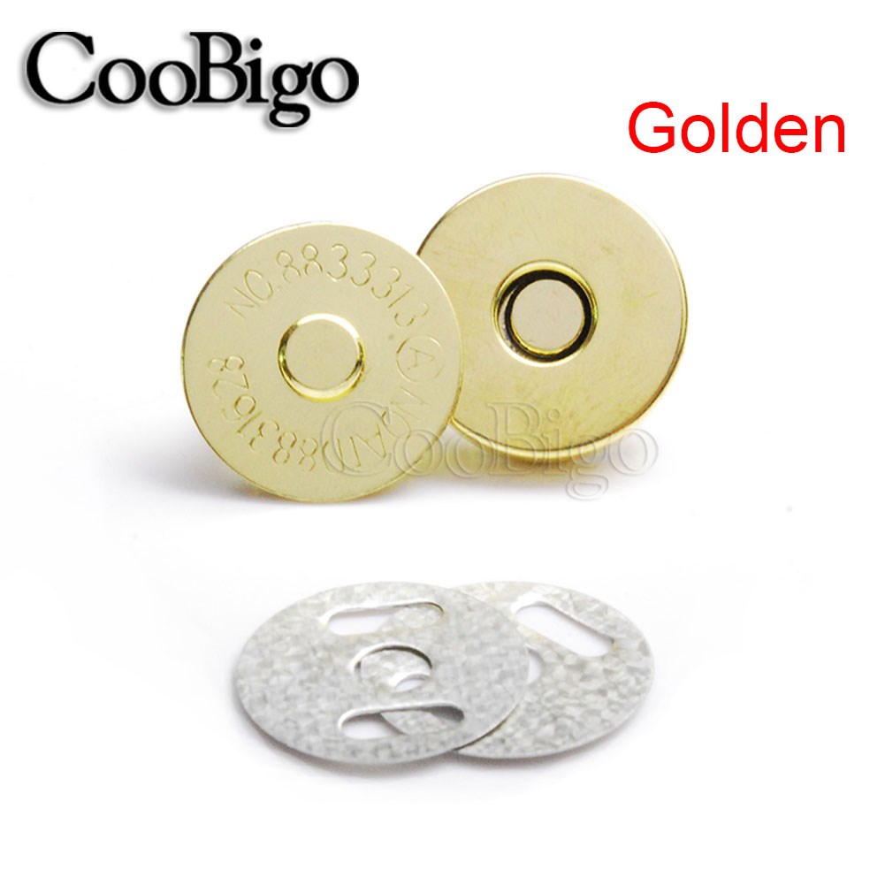 10set Metal 14mm 18mm Magnetic Snap Fasteners Clasps Buttons - 图3