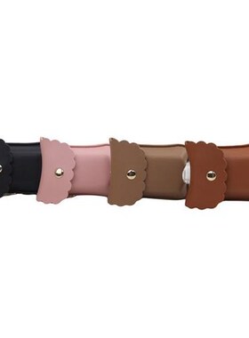 Portable Hand Sanitizer Keychain Leather Case Outdoor Disinf
