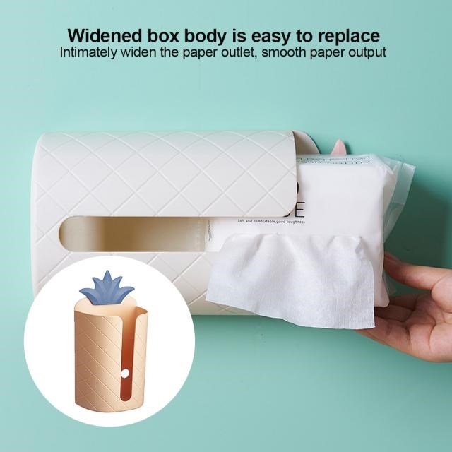 RecabLeght Bathroom Paper Towel Box Dispenser Wall Mounted T-图3