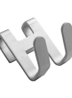 Space Aluminum Metal Door Hook Punch-free Wall Hanging Hook